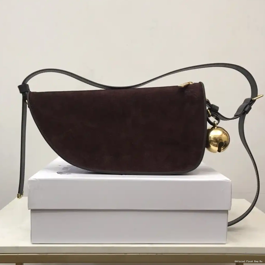 Official FirstBag Ru Mini Shield Sling Bag-26*5.5*13.5cm BURBERRY 0609